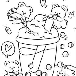 Desenhos Kawaii para imprimir e colorir