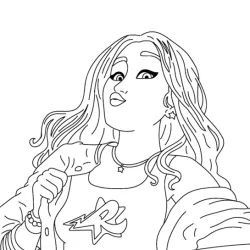Desenhos da Emilly Vick para imprimir e colorir