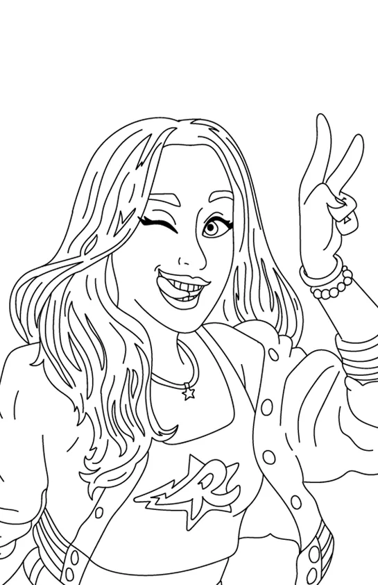 Desenhos da Emilly Vick para imprimir e colorir