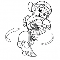 desenho de Senninha