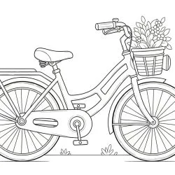 desenho de Bicicleta