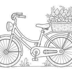 desenho de Bicicleta