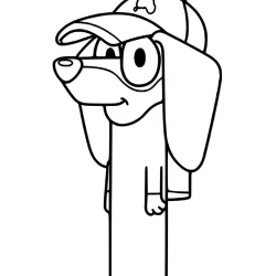 Bluey para imprimir e colorir
