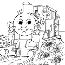 Bob o Trem para imprimir e colorir