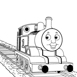 Bob o Trem para imprimir e colorir