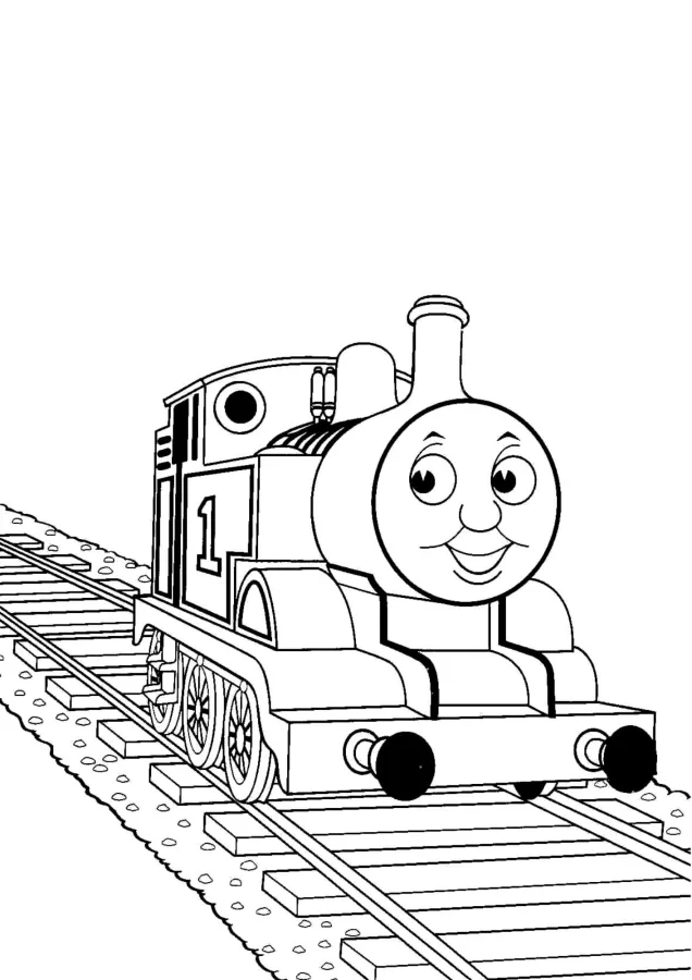 Bob o Trem para imprimir e colorir