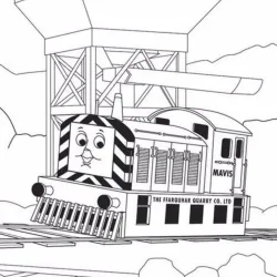 Bob o Trem para imprimir e colorir