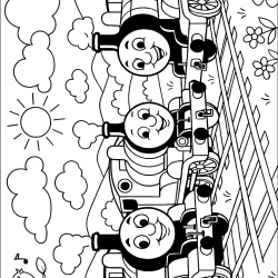 Bob o Trem para imprimir e colorir