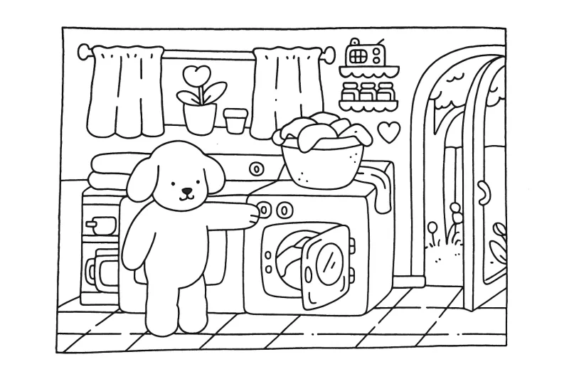 Bobbie Goods para imprimir e colorir