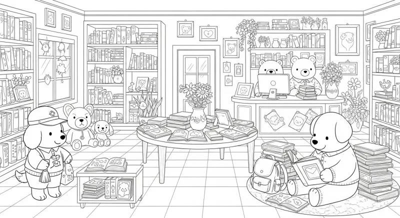Bobbie Goods para imprimir e colorir