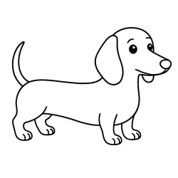 Cachorro para imprimir e colorir