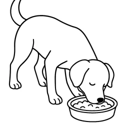 Cachorro para imprimir e colorir