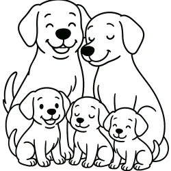 Cachorro para imprimir e colorir