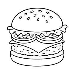 Comida para imprimir e colorir