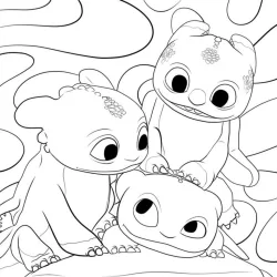 Como treinar seu dragão para imprimir e colorir