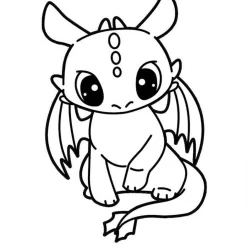 Como treinar seu dragão para imprimir e colorir