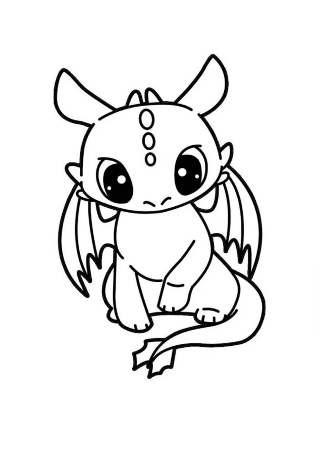 Como treinar seu dragão para imprimir e colorir