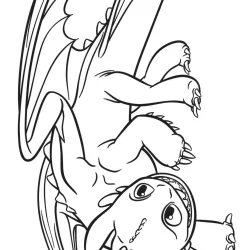 Como treinar seu dragão para imprimir e colorir
