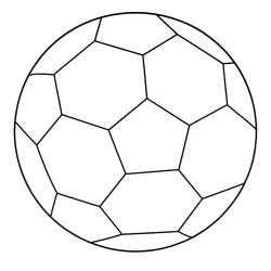 Bola para imprimir e colorir