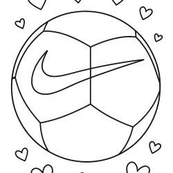 Bola para imprimir e colorir