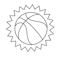 Bola para imprimir e colorir