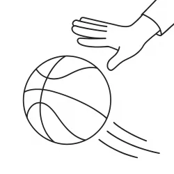 Bola para imprimir e colorir