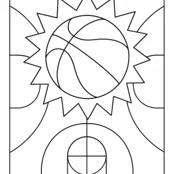 Bola para imprimir e colorir