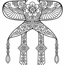 Pipa para imprimir e colorir