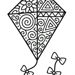 Pipa para imprimir e colorir