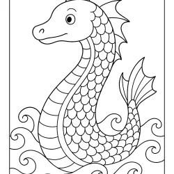 Dragão para imprimir e colorir