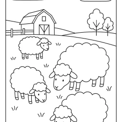 Fazenda para imprimir e colorir