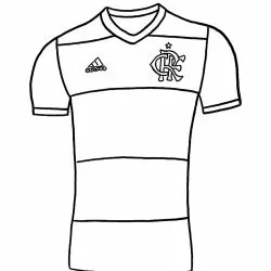 Flamengo para imprimir e colorir