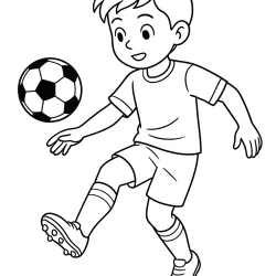 Futebol para imprimir e colorir