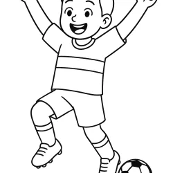 Futebol para imprimir e colorir