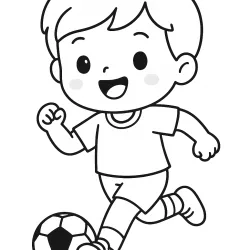 Futebol para imprimir e colorir