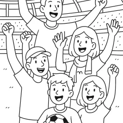 Futebol para imprimir e colorir