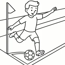 Futebol para imprimir e colorir