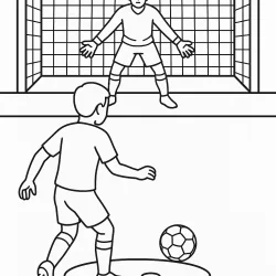 Futebol para imprimir e colorir