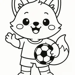 Futebol para imprimir e colorir