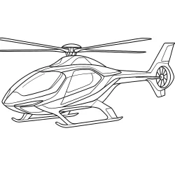 Helicóptero para imprimir e colorir