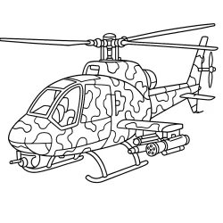 Helicóptero para imprimir e colorir