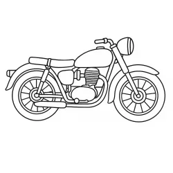 Moto para imprimir e colorir