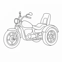 Moto para imprimir e colorir