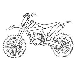 Moto para imprimir e colorir