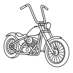 Moto para imprimir e colorir