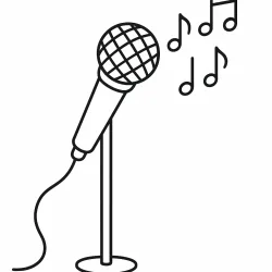 Música para imprimir e colorir