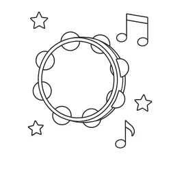 Música para imprimir e colorir