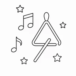 Música para imprimir e colorir