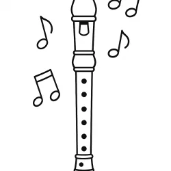 Música para imprimir e colorir