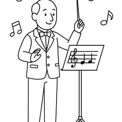 Música para imprimir e colorir